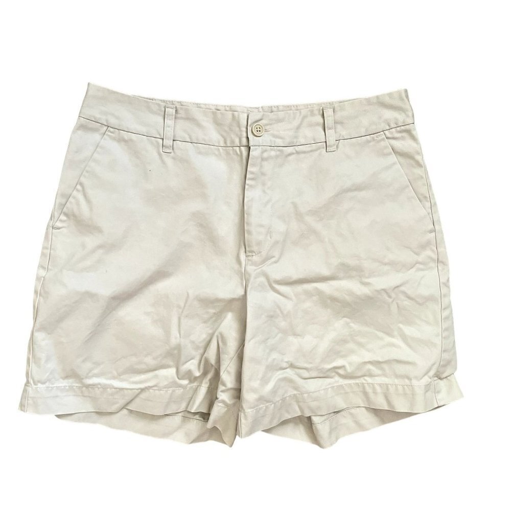 Gap beige shorts khaki chinos pockets summer pants classic cotton lightweight